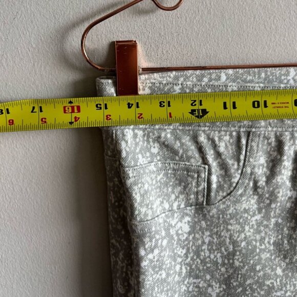 Spanx Womens Speckled Ankle Two Back Front Pocket Leggings Gray Size Medium - Picture 2 of 12